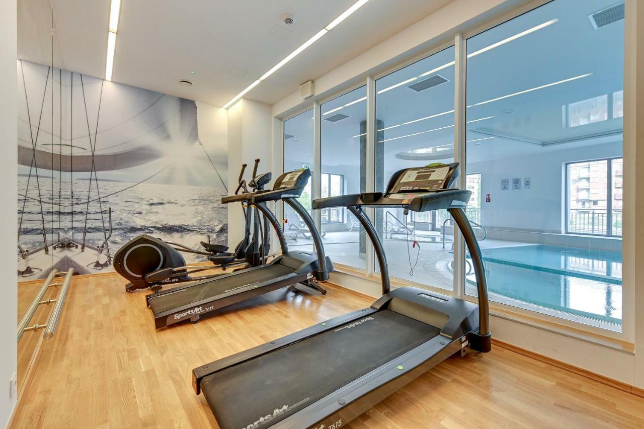 Apartments Waterlane Island Pool & Gym Spa Gdańsk Kültér fotó