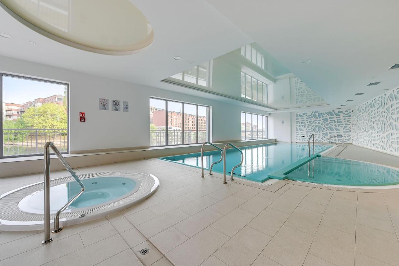 Apartments Waterlane Island Pool & Gym Spa Gdańsk Kültér fotó